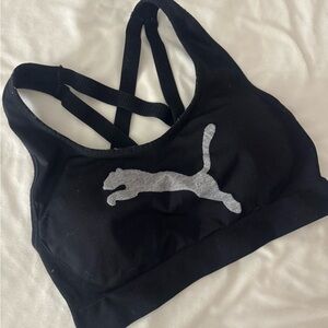 Puma Black Sports Bra